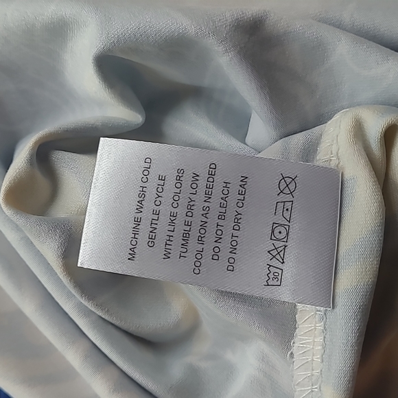 Sakurafina V-neck multicolor blouse L - Picture 7 of 7